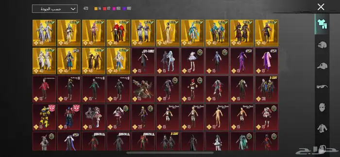 حساب ببجي للبيع 8