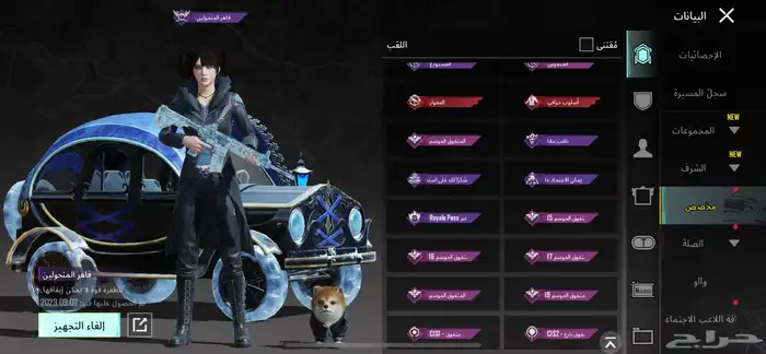 حساب ببجي 21