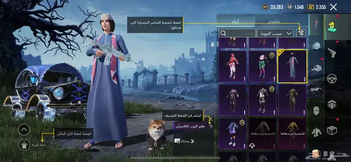 حساب ببجي 10