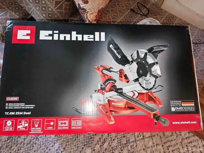 منشار سحب وقطع عرضي وشطب من Einhell TC-SM 2534 Dual. 1