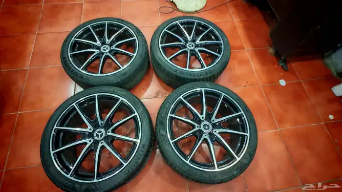 جنوط مرسيدس يخت معا الكفرات مقاس 20 عرضين 3