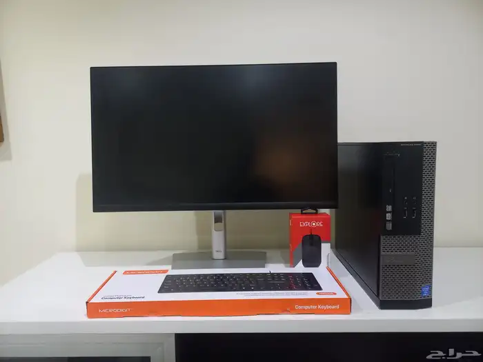 كمبيوتر DELL معالج COREi7 مع شاشه 24 inc 0