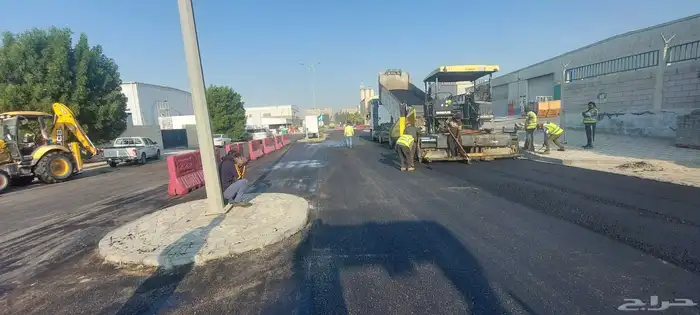 شركة متخصصة في أعمال الطرق والاسفلت والارصفة والتخطيط 6