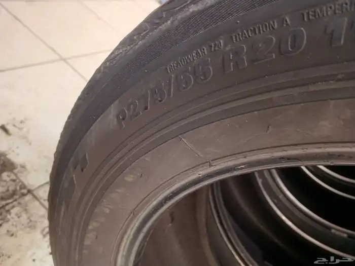 275 55 20 طقم كفرات مارشال 2