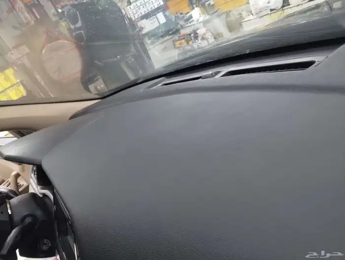 تنجيد قشرة طبلون سوناتا موديل 2016 جلد أسود مناسب جدا  لضباب 1