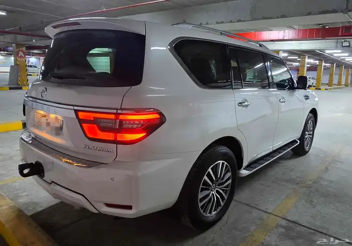 نيسان باترول بلاتينيوم أبيض 2021 5