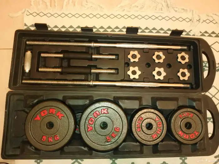 دامبل دامبلز اوزان حديد نادي رياضة 50kgلتمارين البيت للبيع ن 0