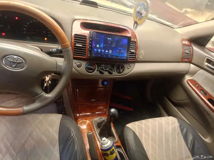 سياره كامري موديل 2006 قير عادي ماكينه قير شرط بودي مرشوش 4