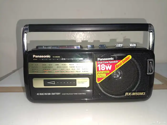 راديو وكاسيت باناسونيك بحاله ممتازه 0