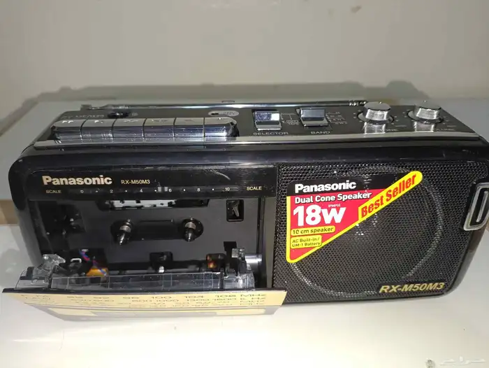 راديو وكاسيت باناسونيك بحاله ممتازه 1