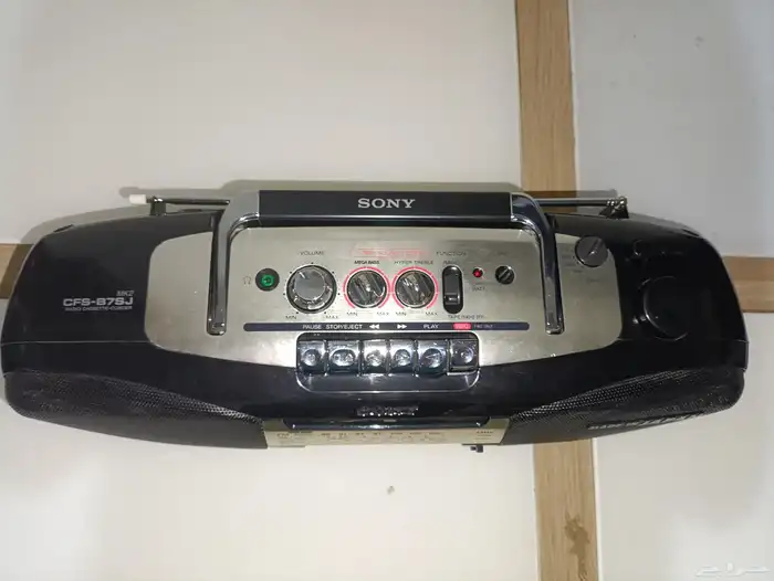 راديو كاسيت سوني يعمل بكفاءة 1