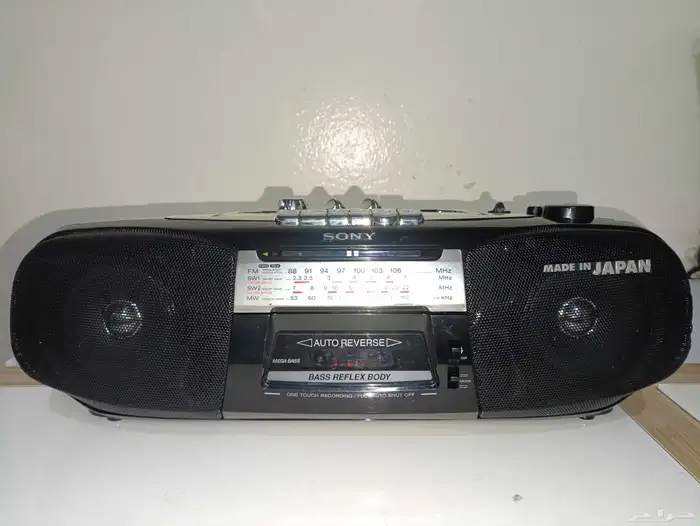 راديو كاسيت سوني يعمل بكفاءة 0