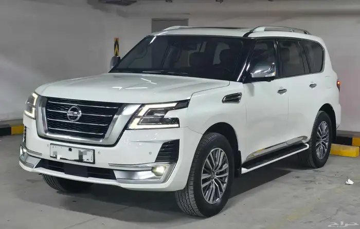 نيسان باترول بلاتينيوم أبيض 2021 2