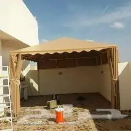 مظله مخروطي قماشpvcكوري بلثين صيانه 6