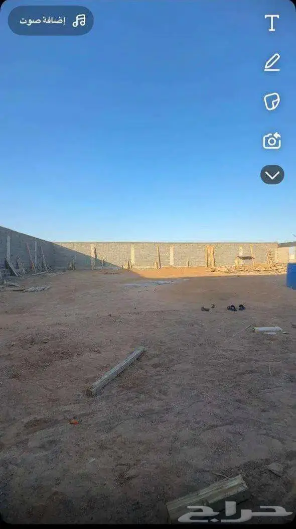 حوش للاجار مساحه 1000 متر 1