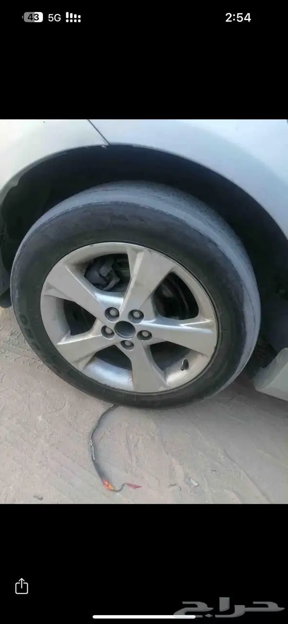 جنوط كورلا للبيع او البدل جنوط بدون كفرات 2