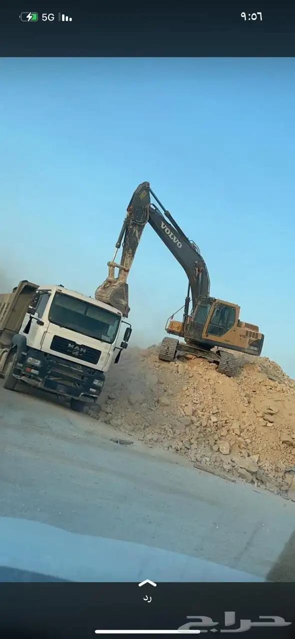 تاجير تريلات قلاب وحفر قواعد مباني بريده القصيم 0