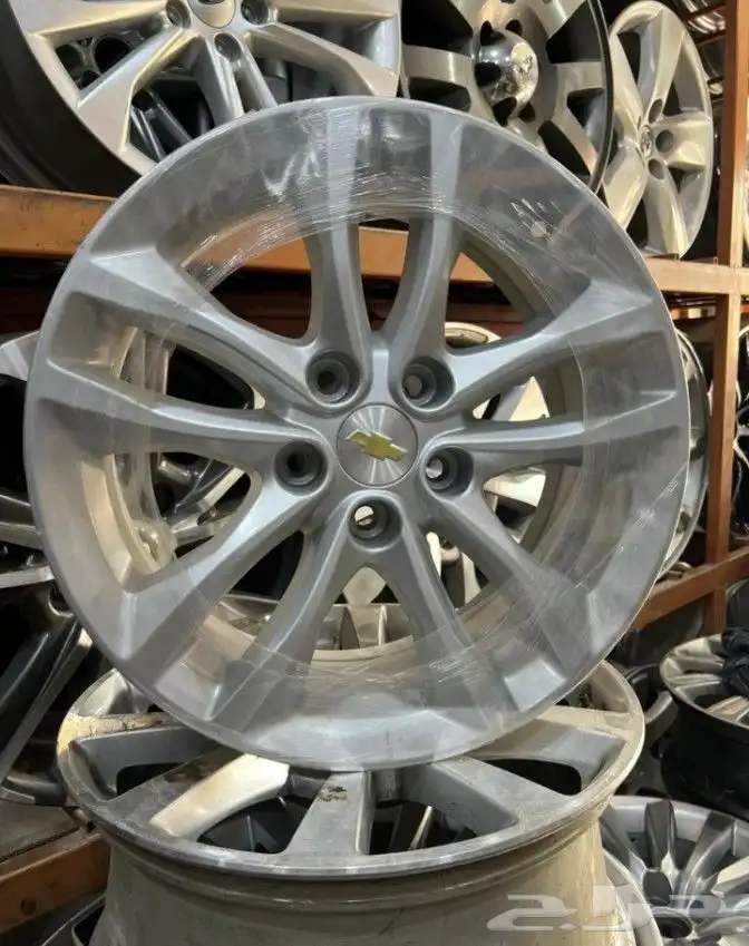 جنوط شفروليه ماليبو موديل2014 مقاس17 اصلي وكاله 0