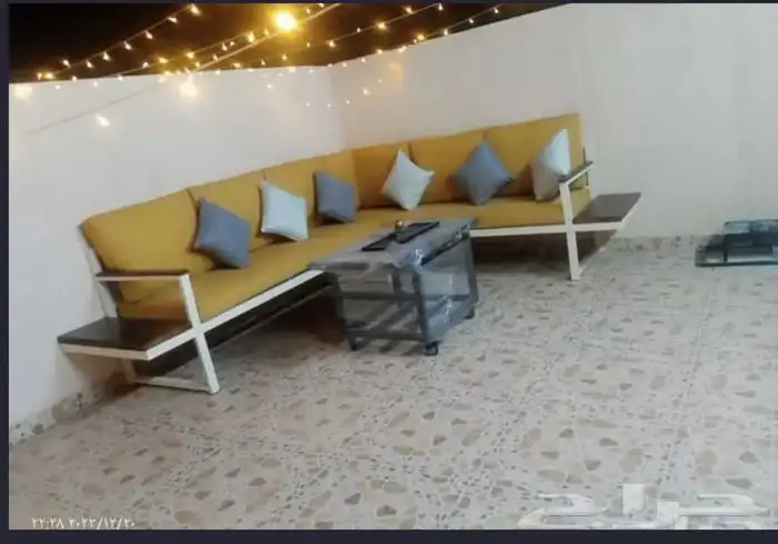 جلسات الخارجية الحديد والخشب 4