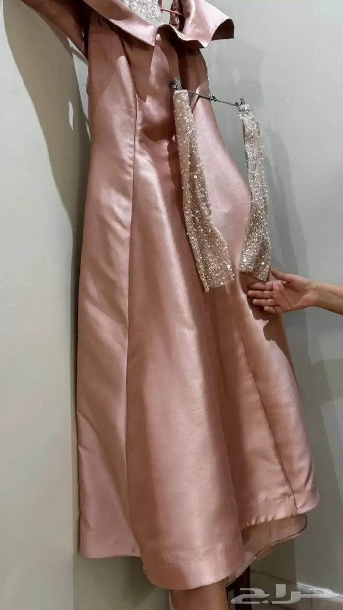 فستان وردي سهرة 1