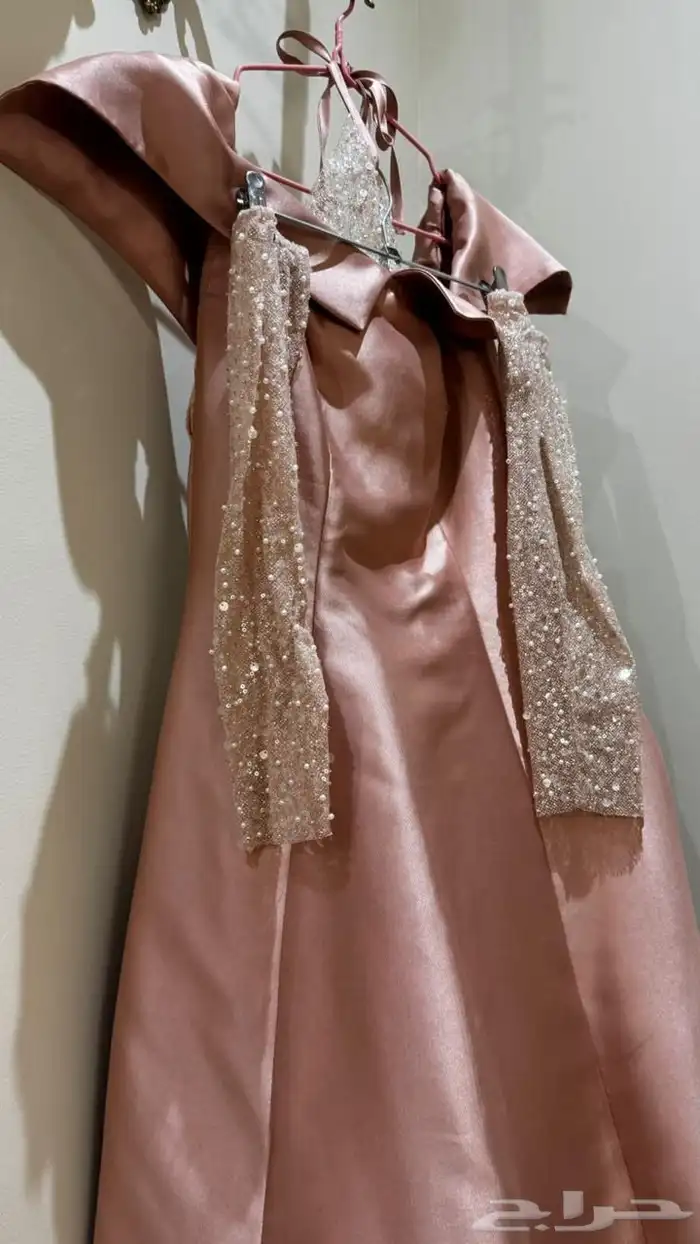 فستان وردي سهرة 0