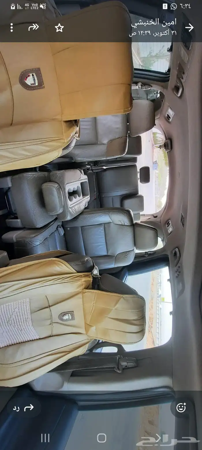 اودسي الموديل 2012 فل كامل مقاعد جلد فتحة سقف مكيف مركزي ث 0