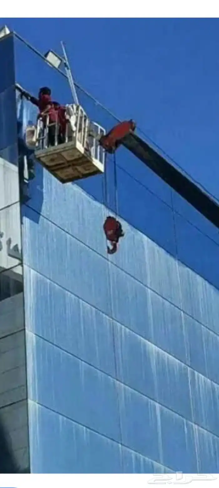 تنظيف الواجهات الزجاجية والكلادنج 1