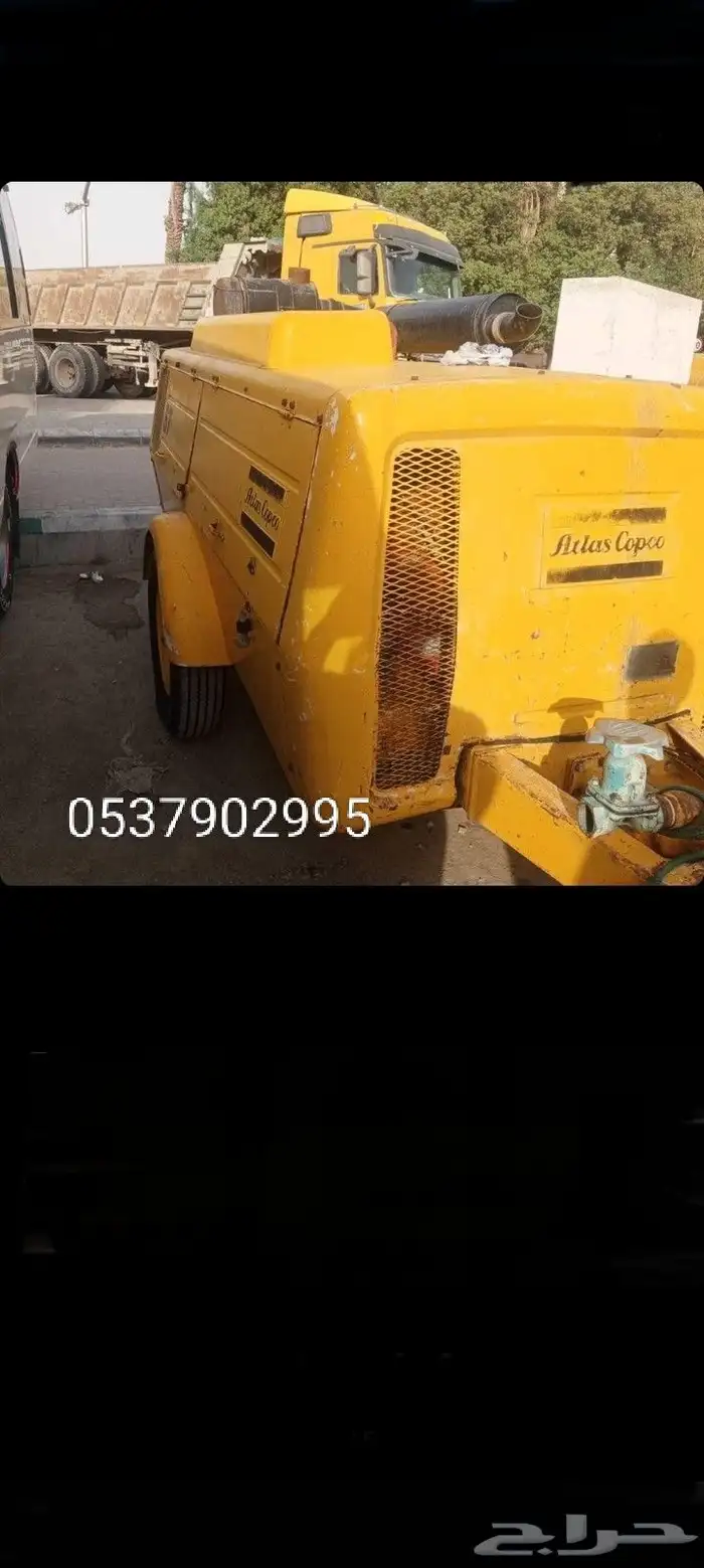 لليجار للايجار كمبريشر تكسيروترميم بيارات تنظيف حديد بالرمل 0