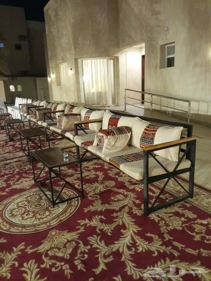 تاجير خيم ودفايات جلسات مغربيه وجميع لوازم الحفلات والمناسبت 7