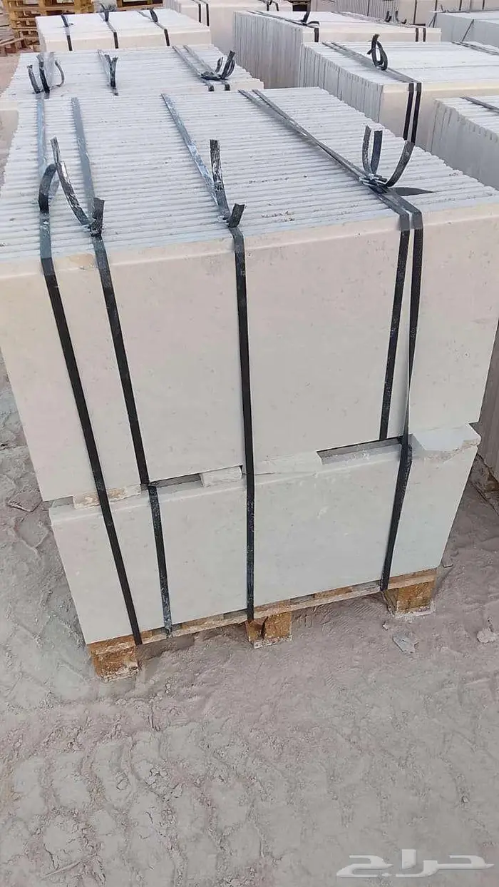 توريد حجر ابيض واصفر جملة جميع المقاسات لجميع انحاء المملكة 0