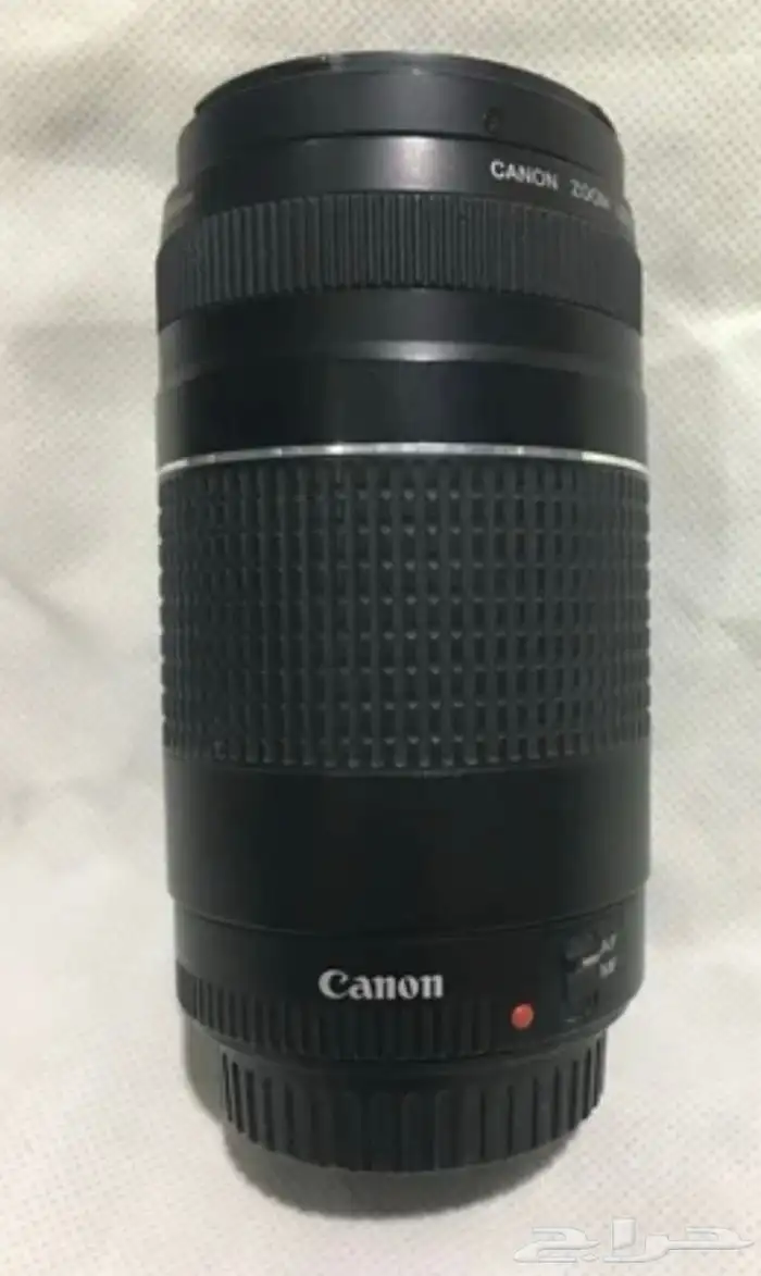عدسة كانون 75-300 مستعمل 0