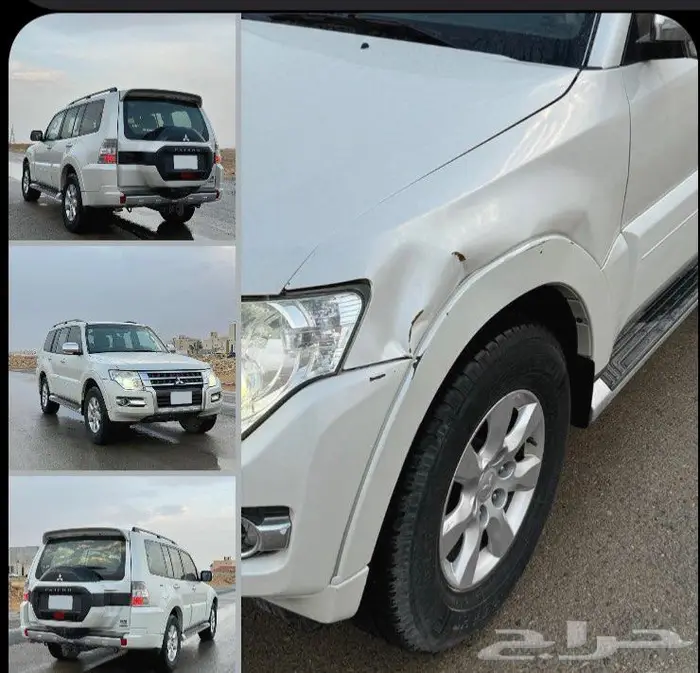 للبيع باجيرو 2017 ابيض بنزين 4