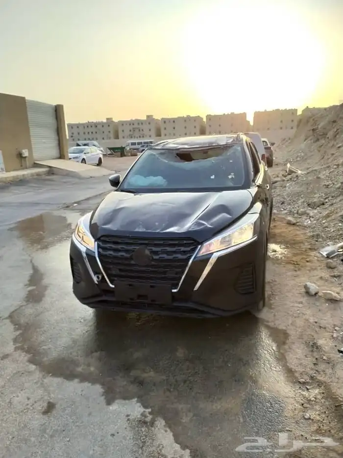 نيسان كيكس مصدومة موديل 2024 1