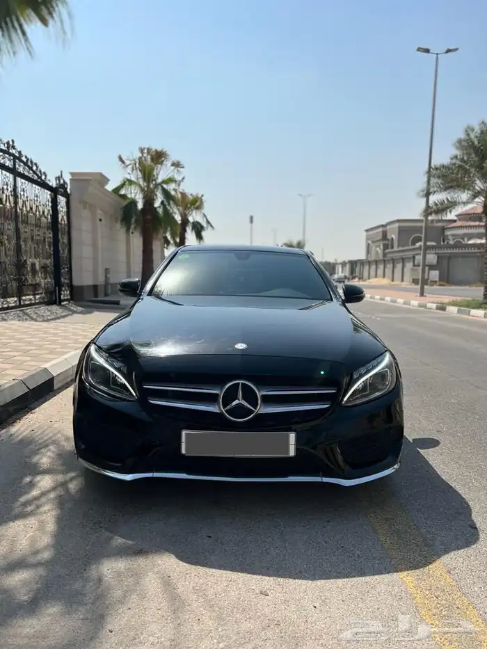 لمحبين الفخامه مرسيدس C200 مخزن 2017 سعودي الجفالي 7