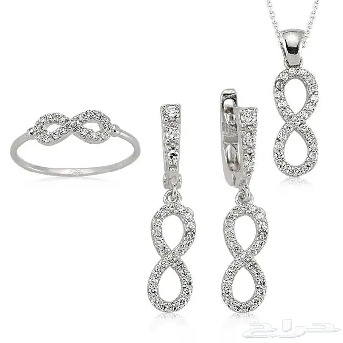 مجموعه انفينيتي الفضيه النسائيه 0