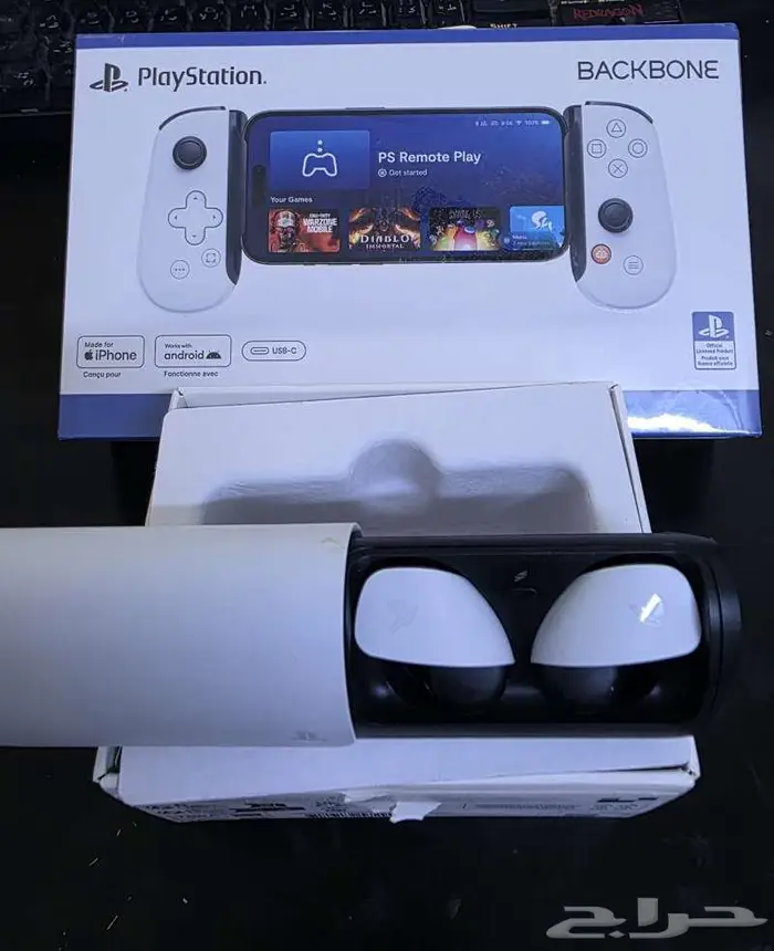 PlayStation PULSE Explore wireless earbuds مع backbone 0