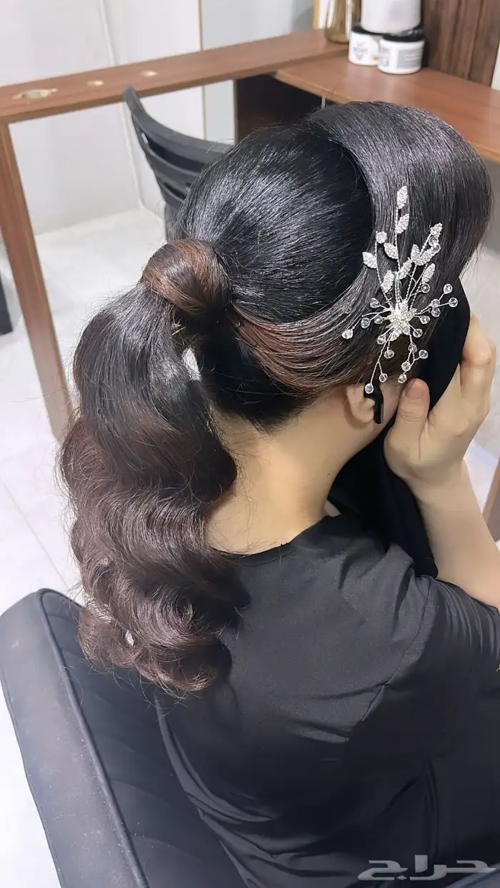 تساريحه مفتوحه ومرفوعه مكياج ناعم مكياج سهر 0