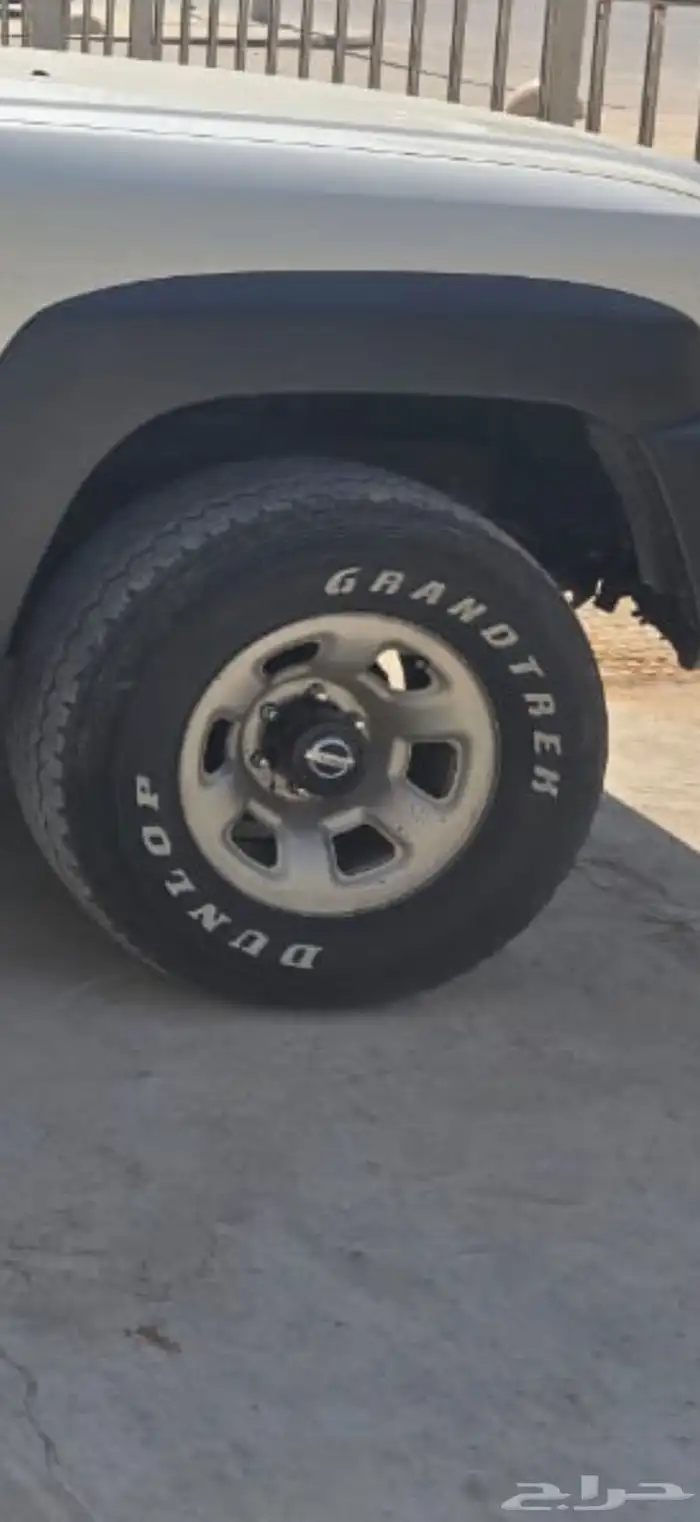 جنوط باترول فتك حديد وكاله مع كفرات 1