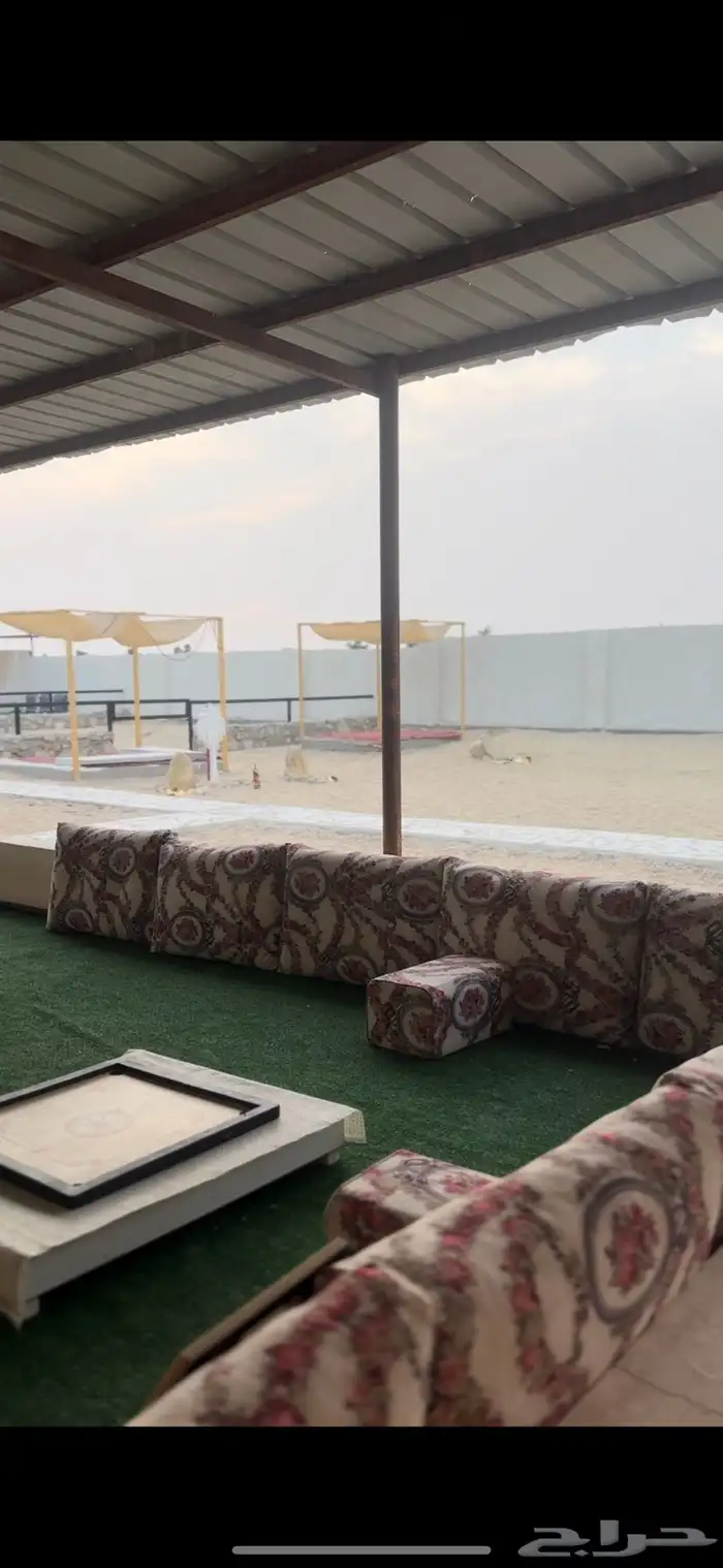 خيمة سداسية وجلسات في مربط الصويتية 12