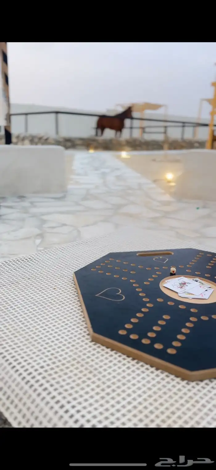 خيمة سداسية وجلسات في مربط الصويتية 5