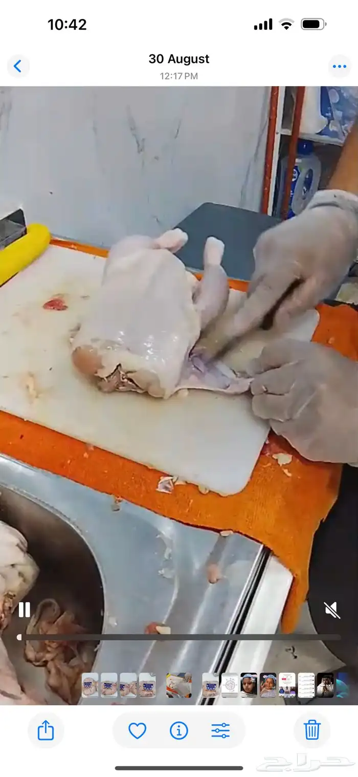 دجاج مسحب للشاورما الكيلو 18.5 3