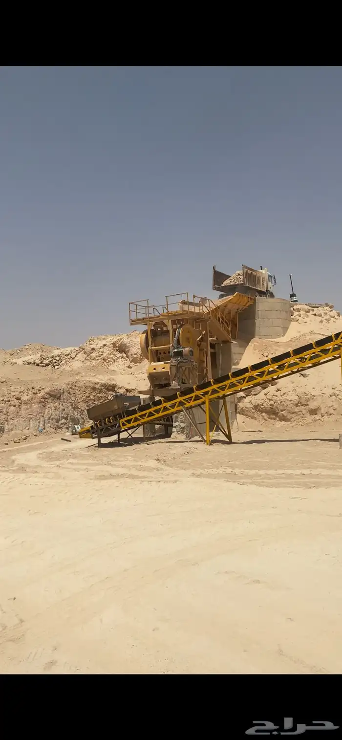 كساره بحص للبيع بكامل معداتها وتصاريحها بجلاجل 0