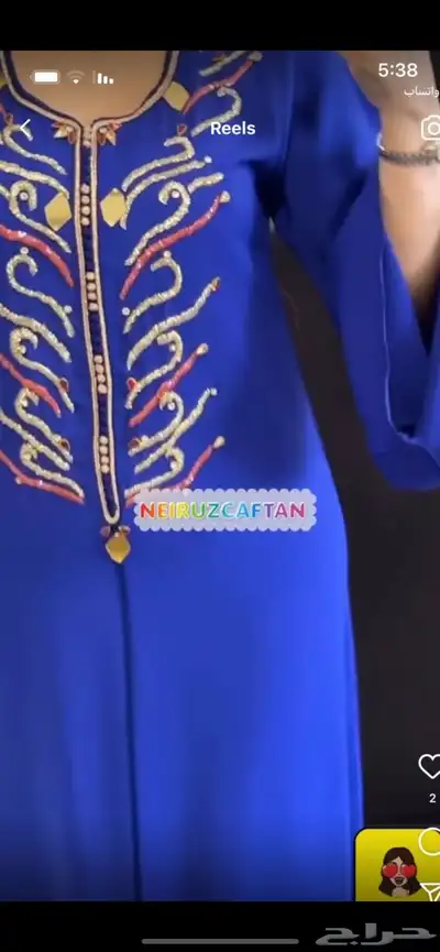 قفطان من مصممه مغربيه index