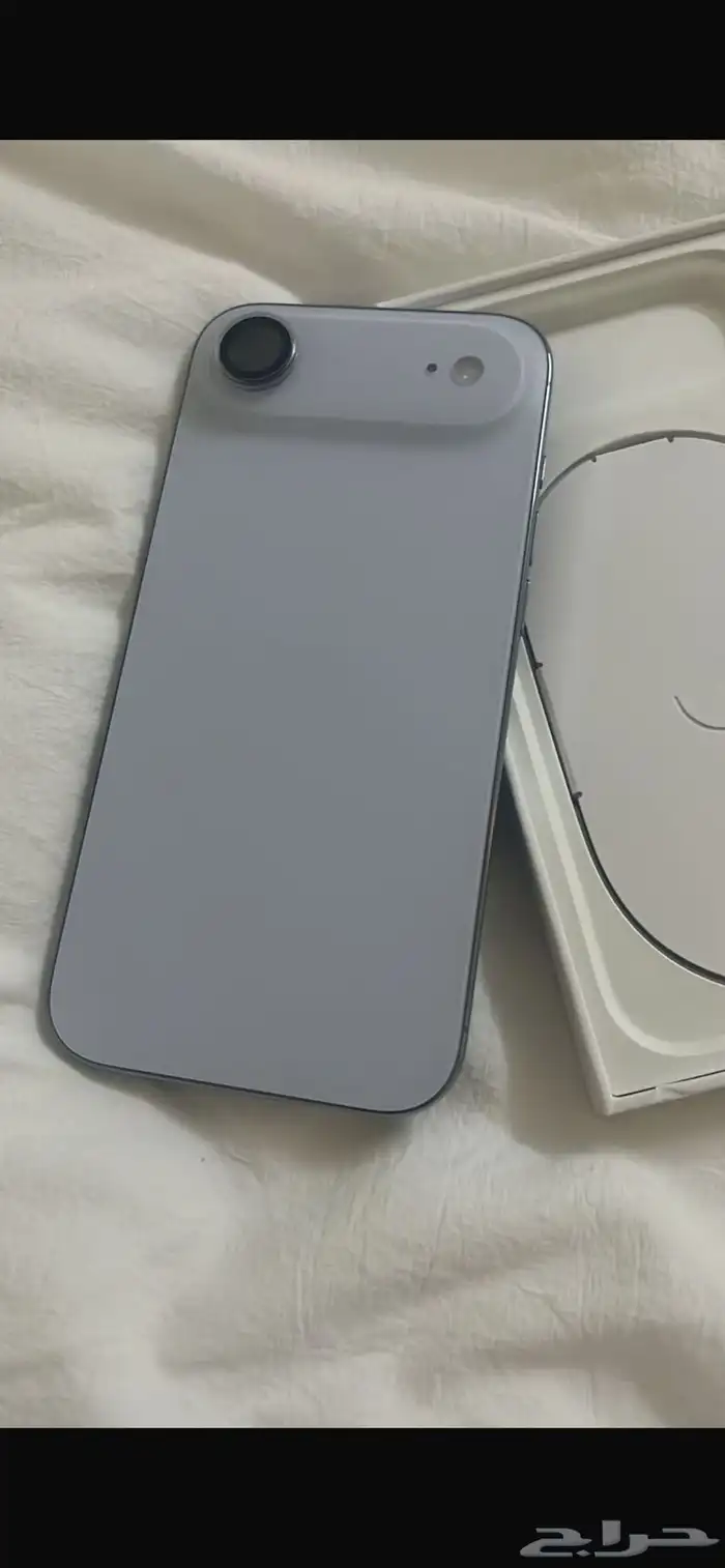 جوال ايفون17 اير لون sky blue 512 شريته من جرير 3