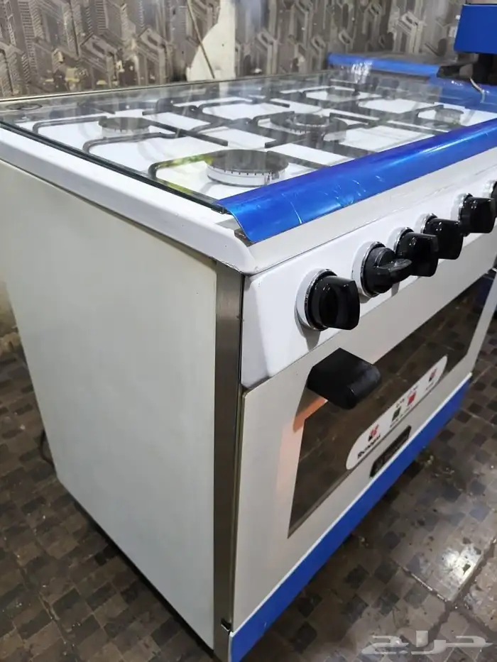 خمسه عيون فرن ايطالي اصلي تكنوج غاز 60 90 مقاس 5