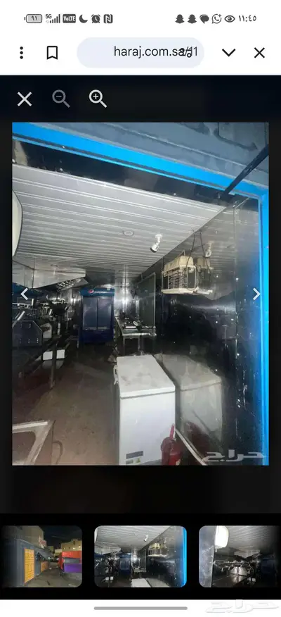 للبيع كونتينر فود ترك مجهز بالكامل index