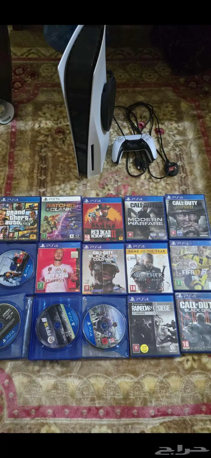 سوني بلايستيشن 5 نظيف مدخل cd 0