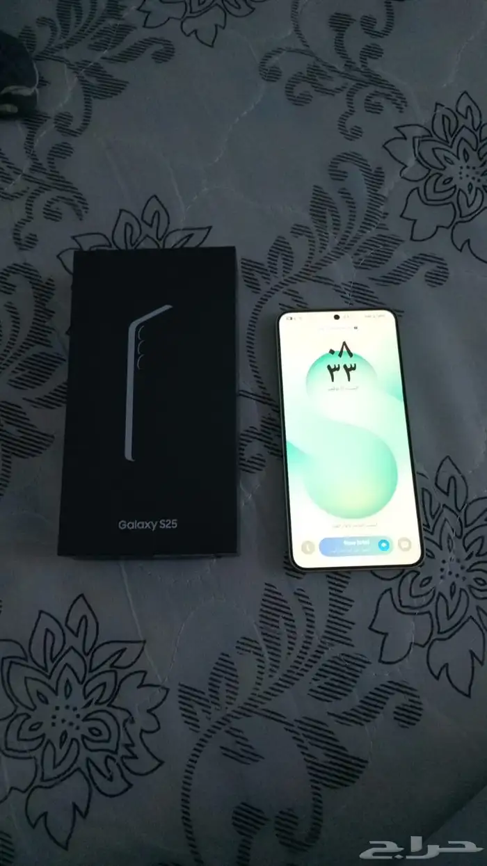 جوال S25. جديد ما انحط فيه شريحه 12 رام. 256. مساحه 1