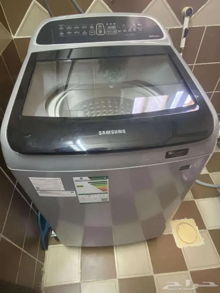 غسالة جديدة سامسونج  10 كيلو مع ضامن 1
