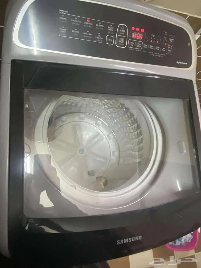 غسالة جديدة سامسونج  10 كيلو مع ضامن 3